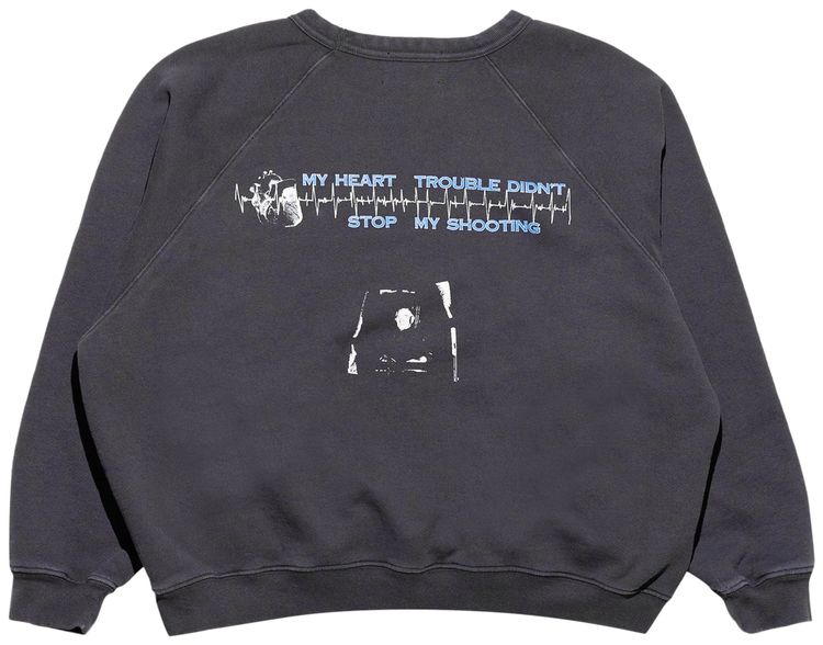 Enfants Riches Deprimes Sex Related Crimes Raglan Sweatshirt Faded Black