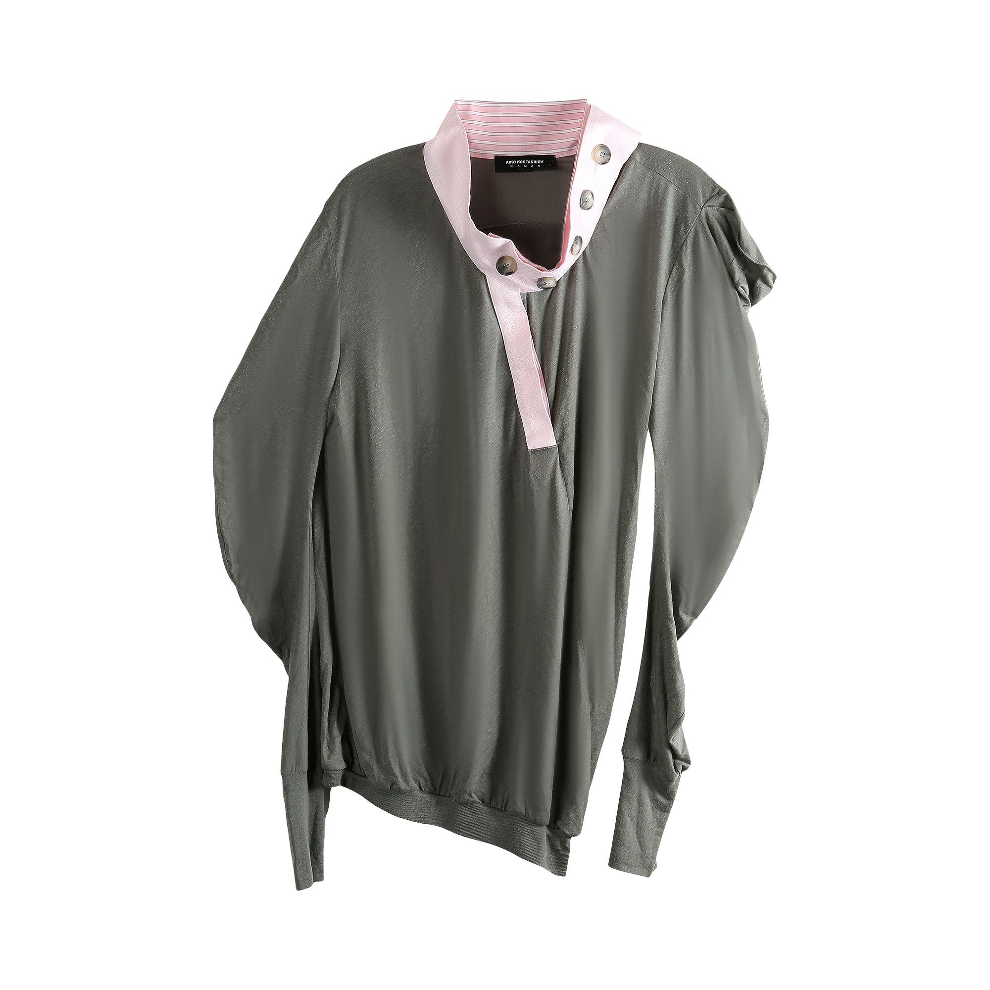 Buy Kiko Kostadinov Howe Jersey Top 'Gargoyle Grey' - KKWAW25TP06