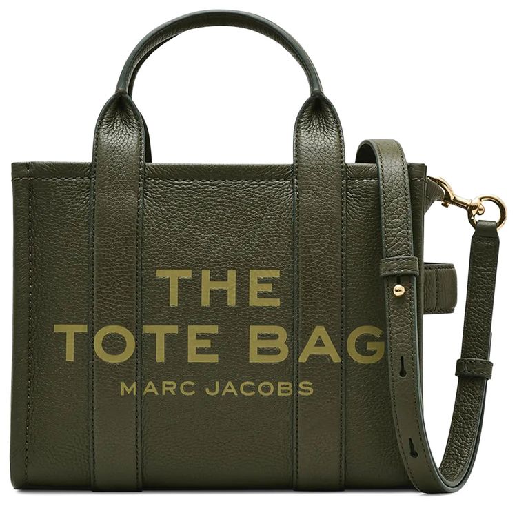 Marc Jacobs The Small Tote Leather Bag Forest