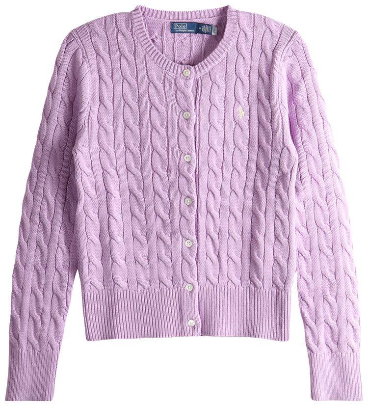 Polo Ralph Lauren Long Sleeve Cardigan Bright Aster