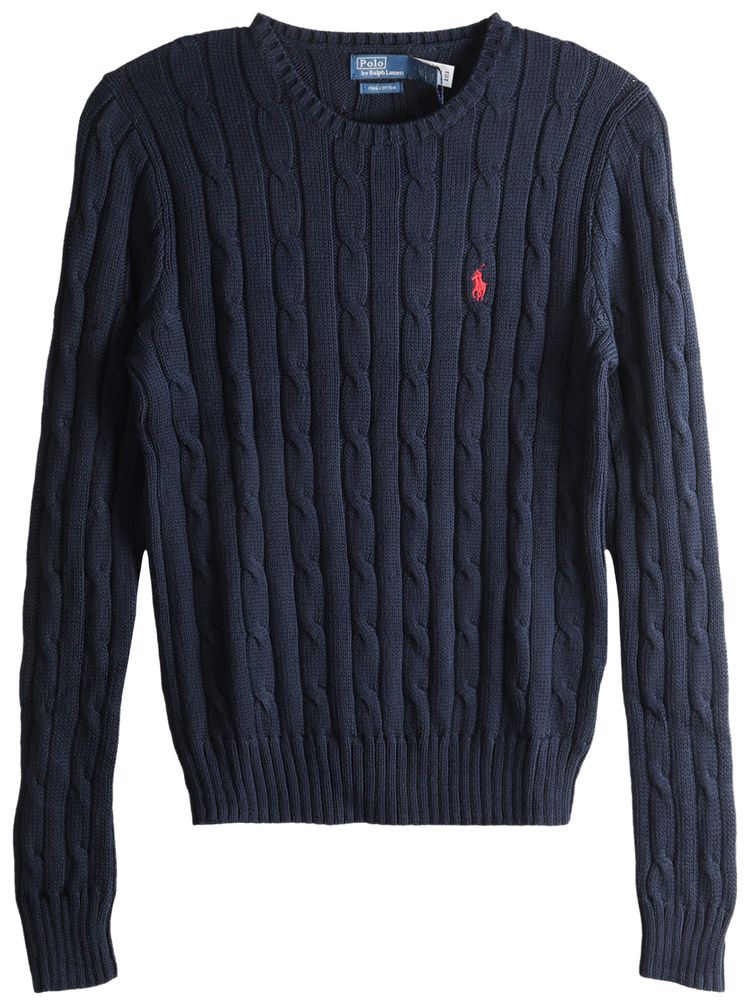 Polo Ralph Lauren Pima Cotton Julianna Long Sleeve Pullover Blue