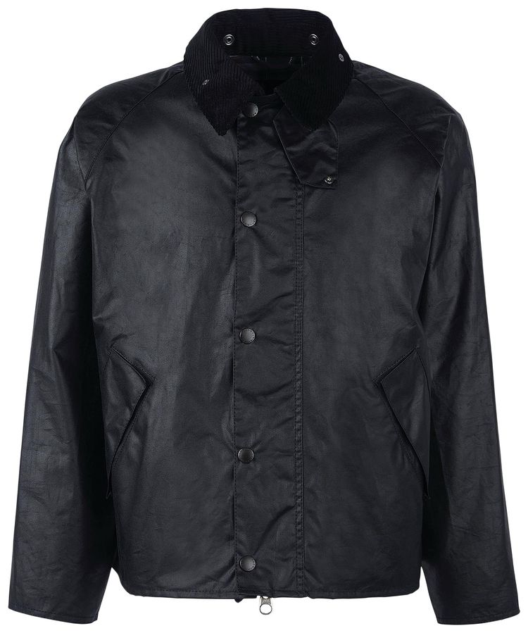 Barbour Transport Wax Jacket Black