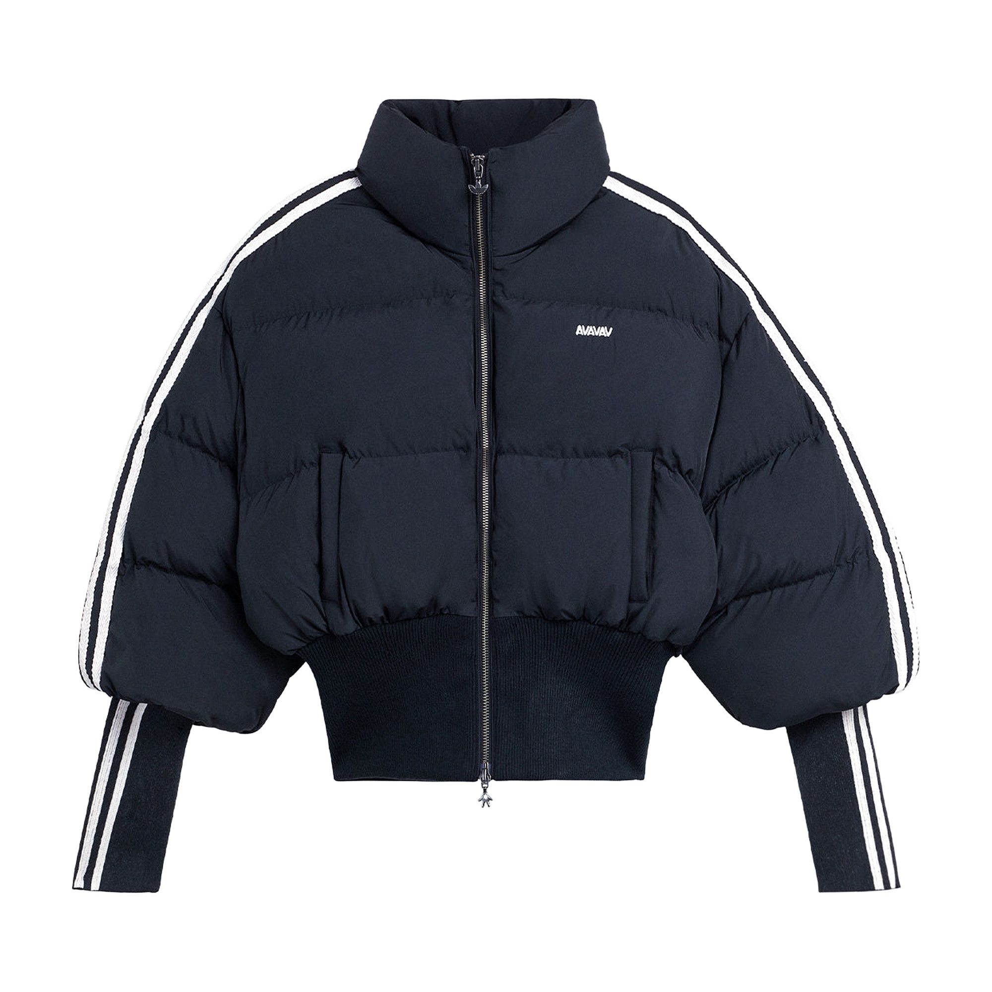 Buy Adidas x Avavav High Collar Cropped Puffer Jacket 'Black