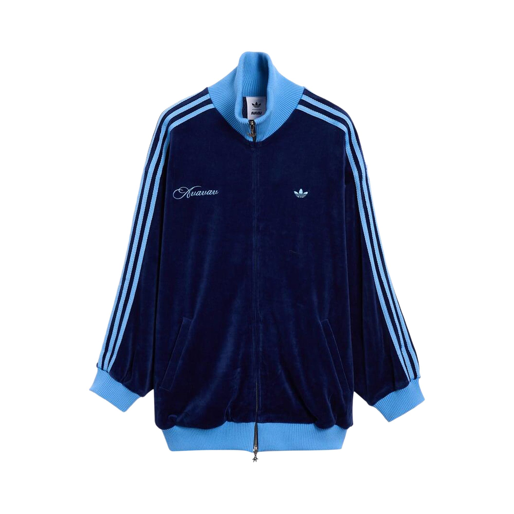 Buy Adidas x Avavav Velvet Zip Up Track Jacket 'Dark Blue