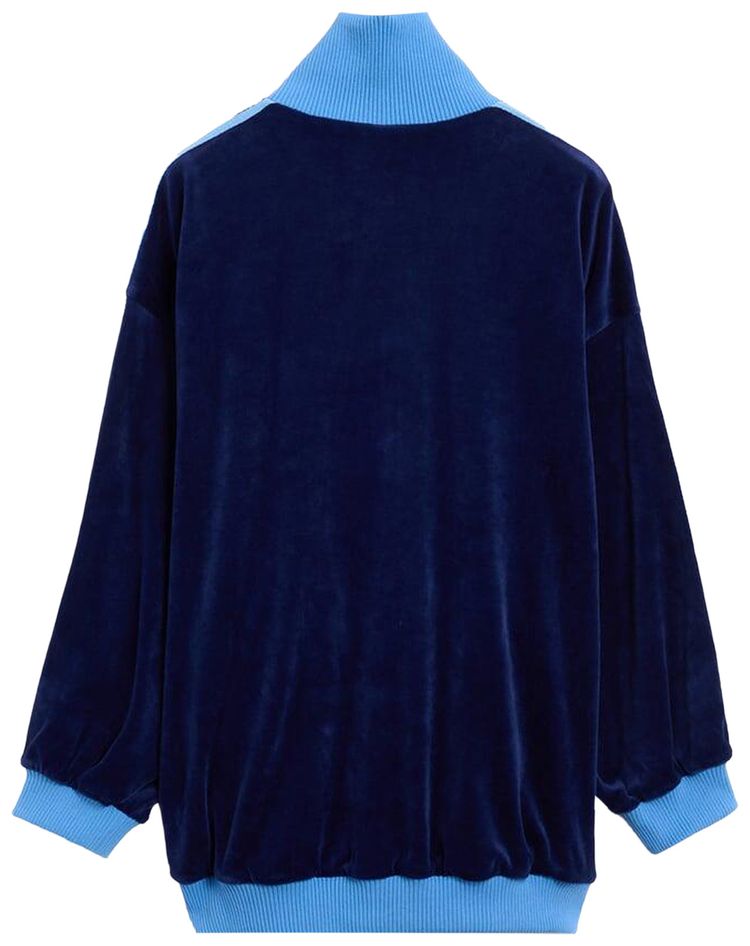 Adidas x Avavav Velvet Zip Up Track Jacket Dark Blue