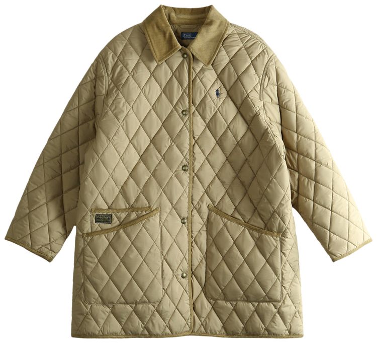 Polo Ralph Lauren Poly Woven Coat Khaki
