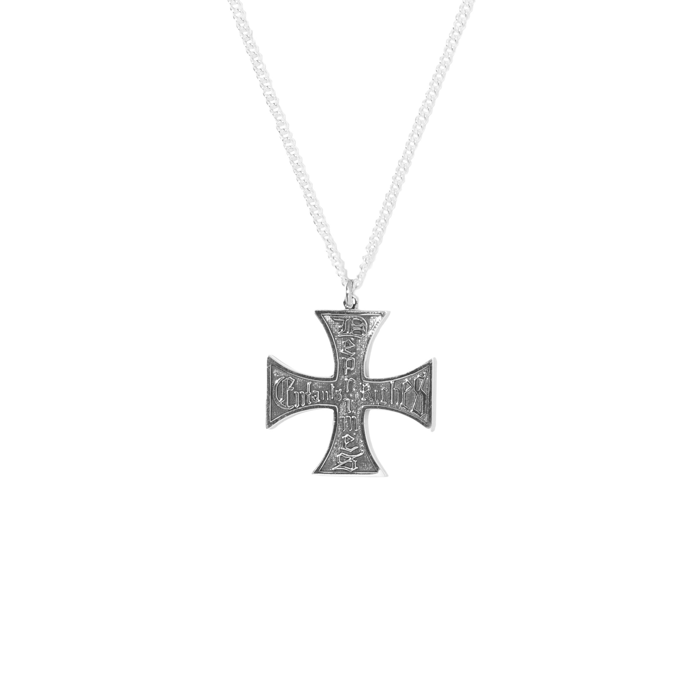 Buy Enfants Riches Déprimés Cross Logo Necklace 'Silver' - 140200 Buy Enfants Riches Déprimés Cross Logo Necklace 'Silver' - 140200