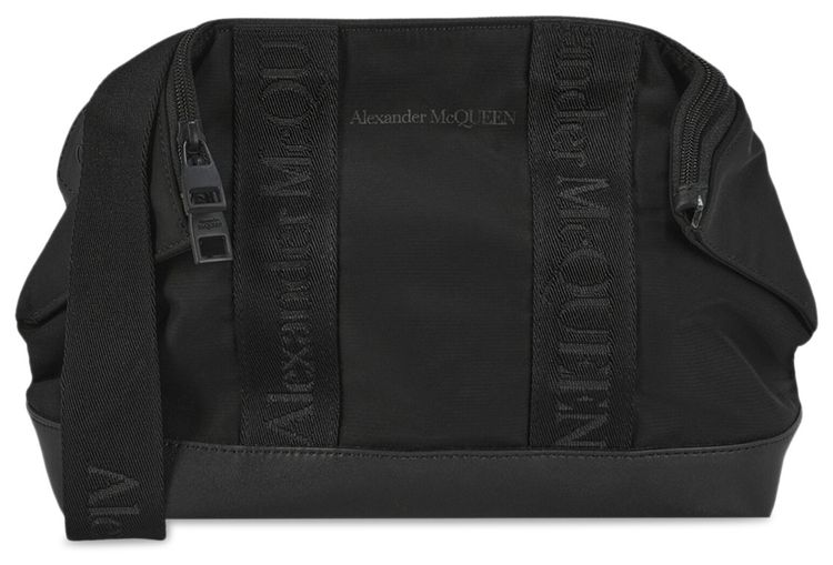 Alexander McQueen Skull Print Shoulder Bag Black