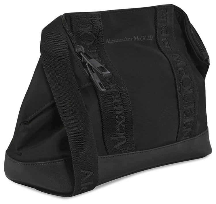 Alexander McQueen Skull Print Shoulder Bag Black