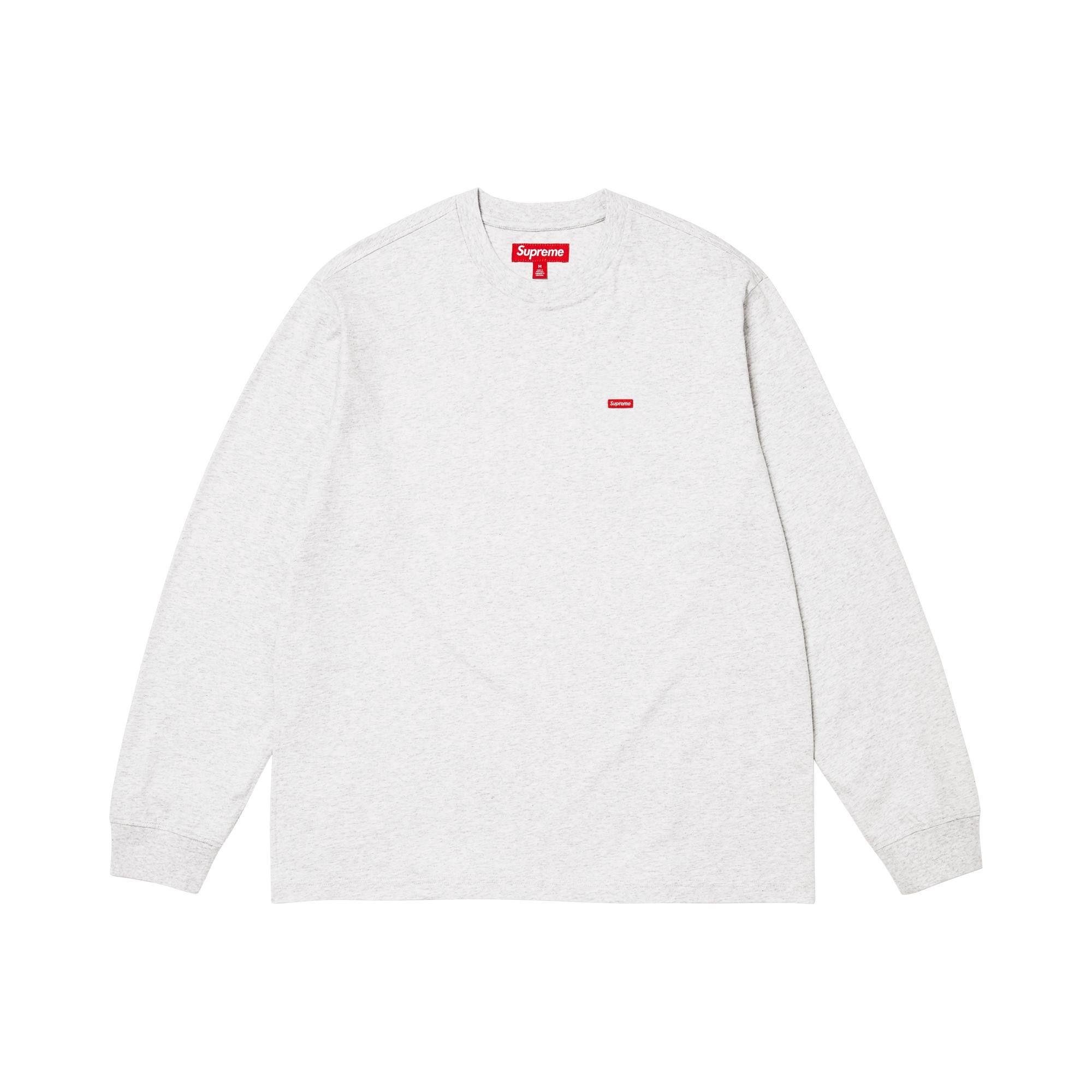 Buy Supreme Small Box Long-Sleeve Tee 'Ash Grey' - FW25KN6 ASH
