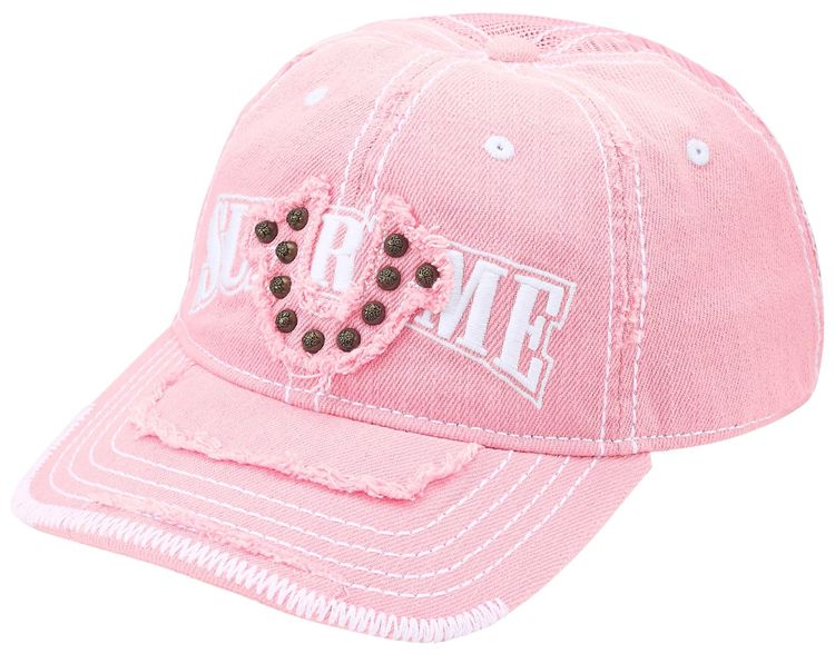 Supreme x True Religion Mesh Back 6 Panel Pink