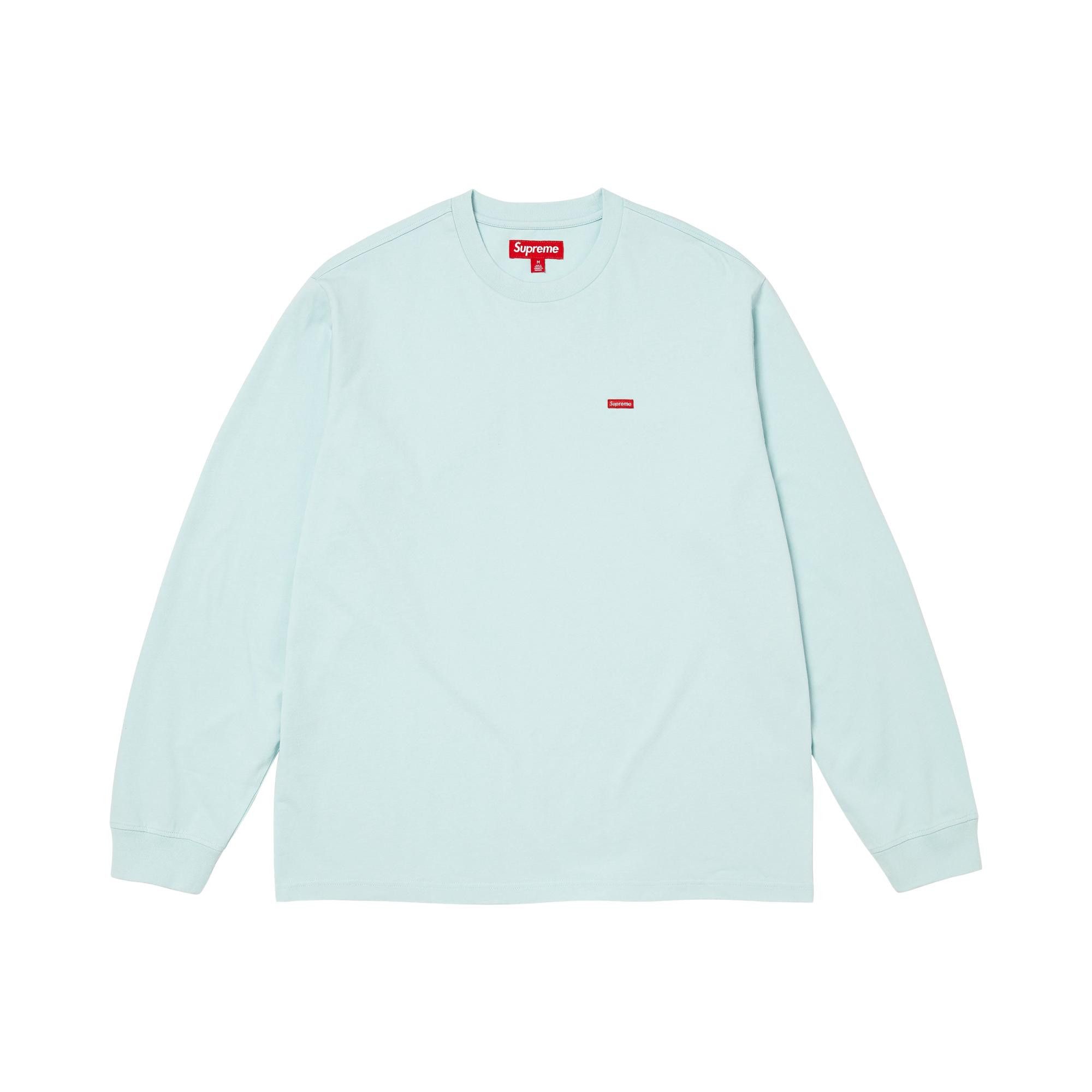 Buy Supreme Small Box Long-Sleeve Tee 'Light Blue' - FW25KN6 LIGHT