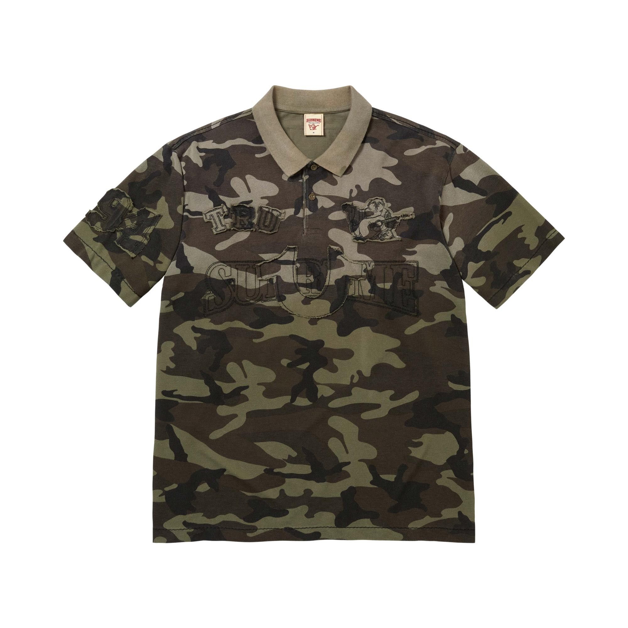 Buy Supreme x True Religion Appliqué Polo 'Olive Camo' - FW25KN3