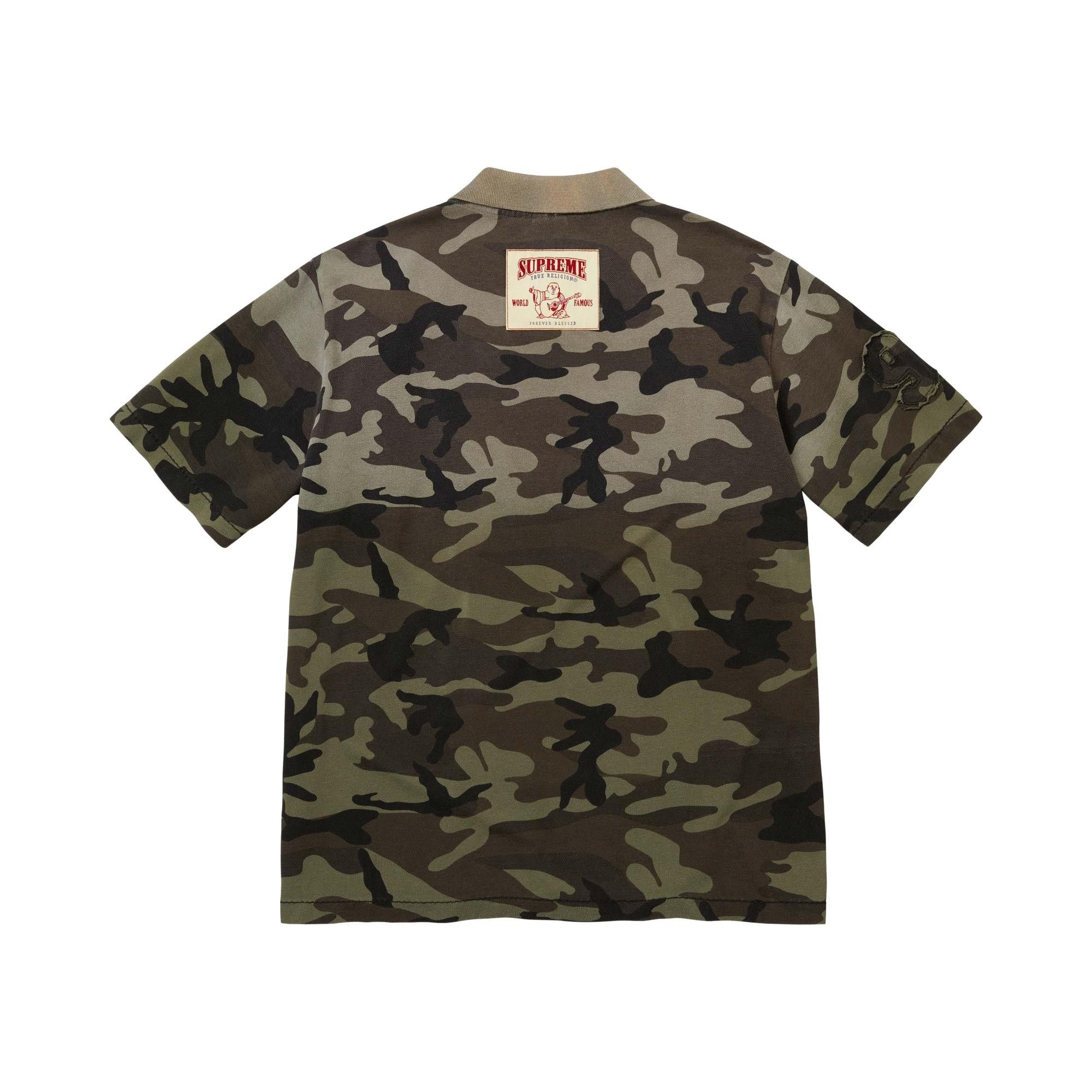 Buy Supreme x True Religion Appliqué Polo 'Olive Camo' - FW25KN3