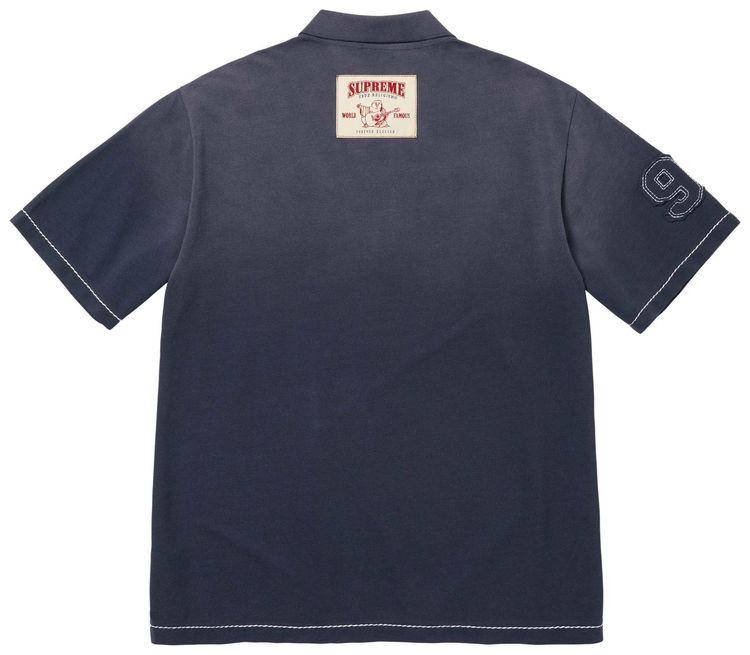 Supreme x True Religion Applique Polo Navy