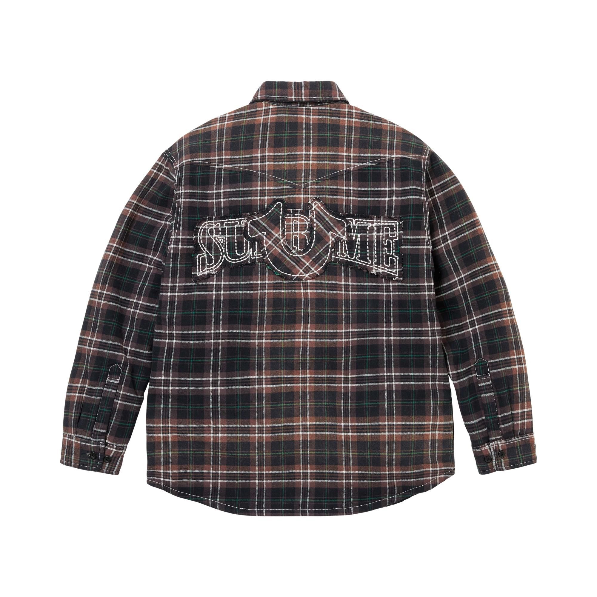 Buy Supreme x True Religion Quilted Lined Plaid Flannel Shirt