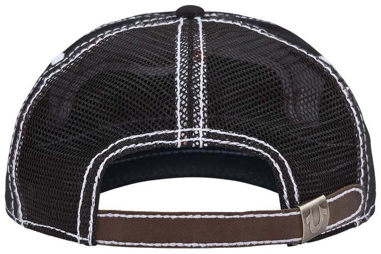 Supreme x True Religion Mesh Back 6 Panel Black