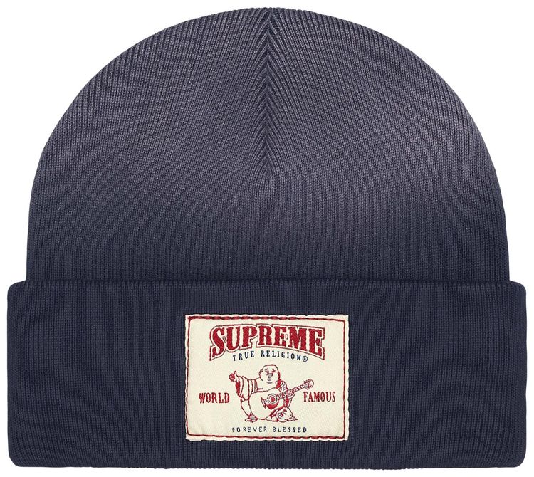 Supreme x True Religion Beanie Navy