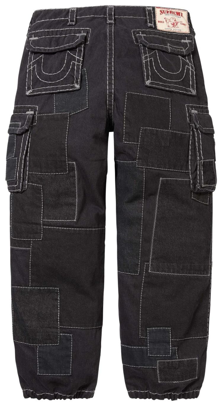 Supreme x True Religion Patchwork Cargo Pant Black