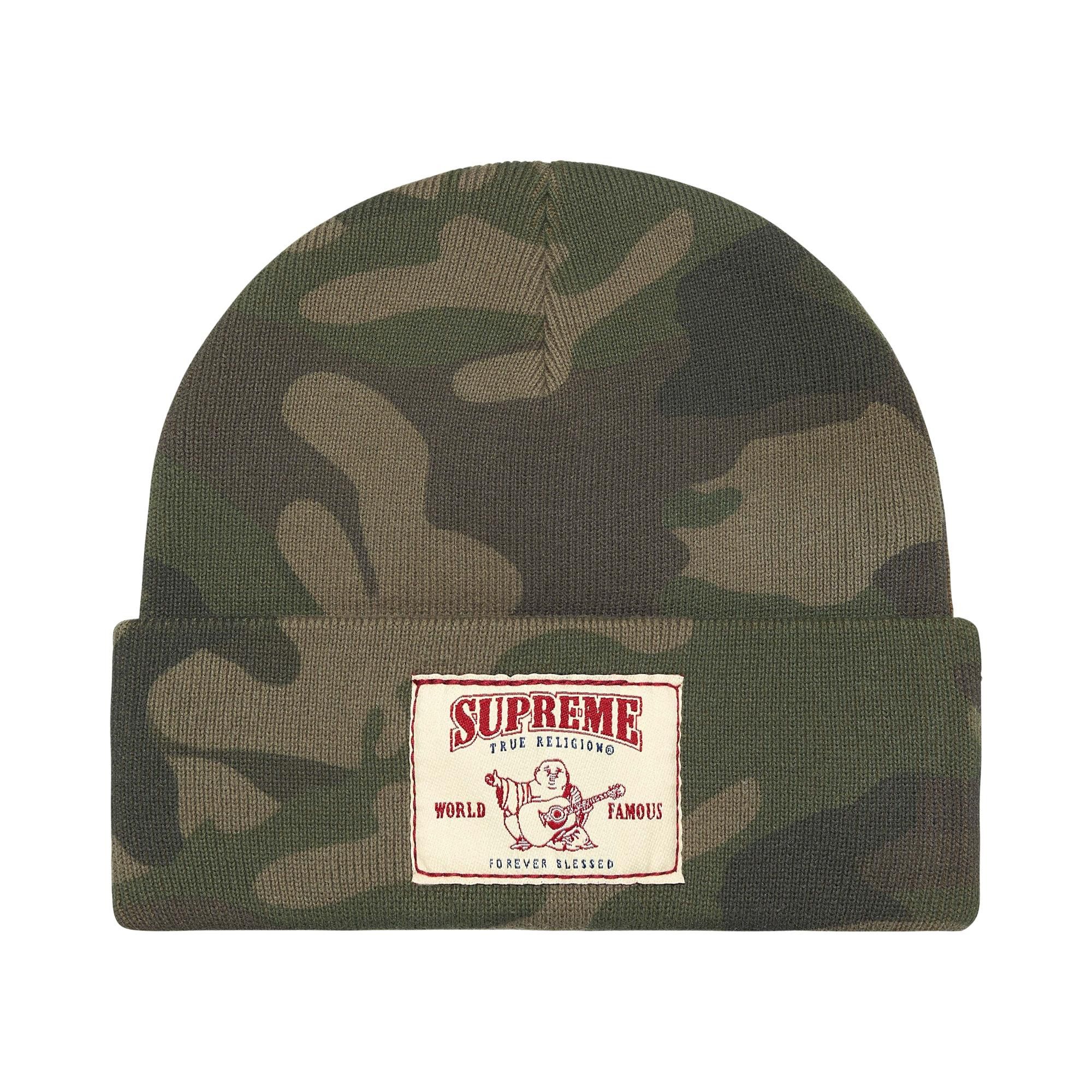 Buy Supreme x True Religion Beanie 'Olive Camo' - FW25BN31 OLIVE