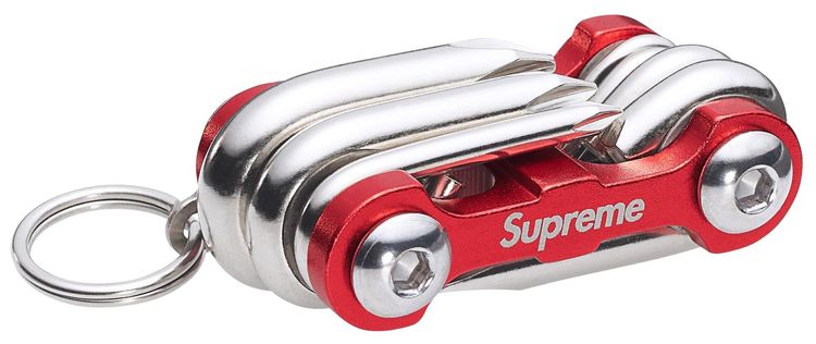Supreme x Chibi Rib Screwdriver Keychain Red