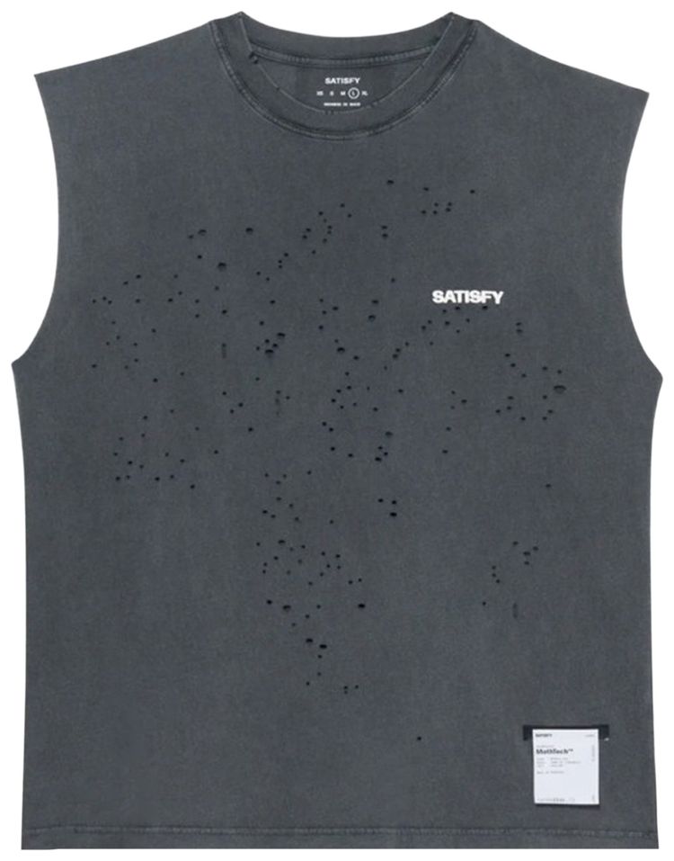 SATISFY MothTech Muscle Tee II Faded Black
