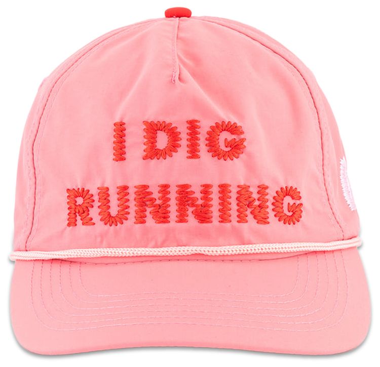 Alex Zono I Dig Running Trucker Hat Pink