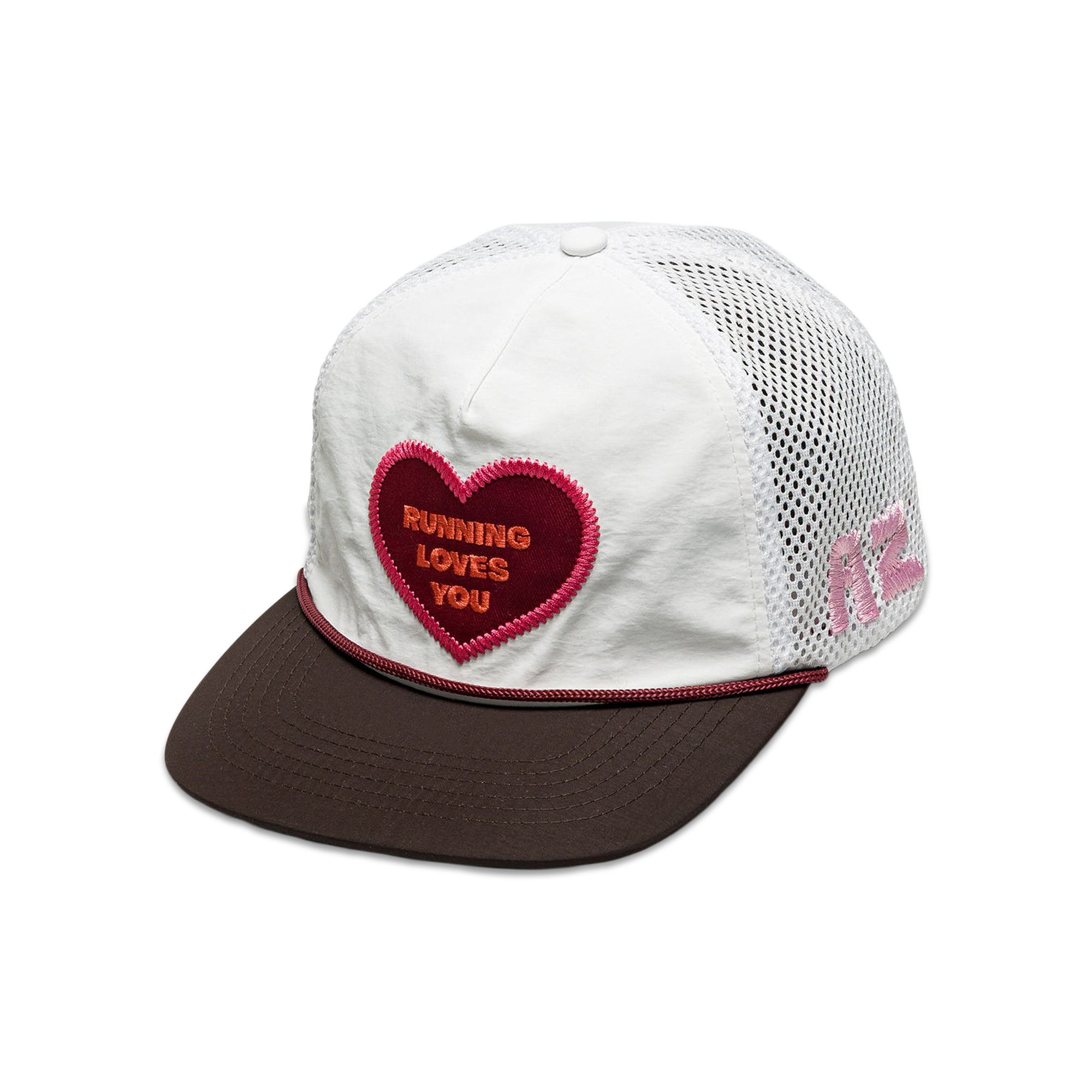 Buy Alex Zono Running Loves You Trucker Hat 'White' - 14059