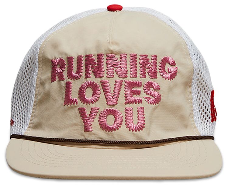 Alex Zono Running Loves You Trucker Hat OG Pink