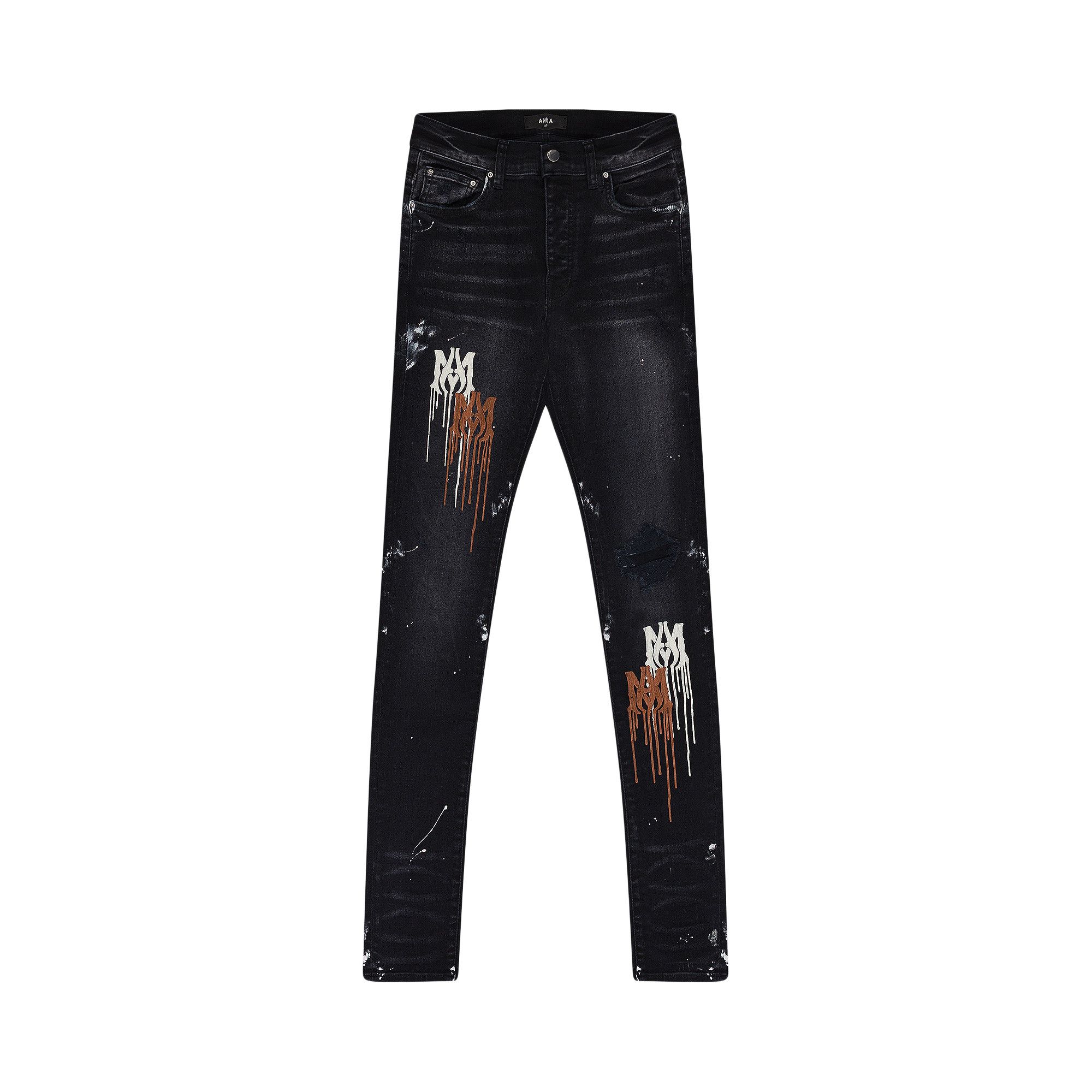 Buy Amiri MA Drip Skinny Jeans 'Aged Black' - SS22MDS025 023 AGED