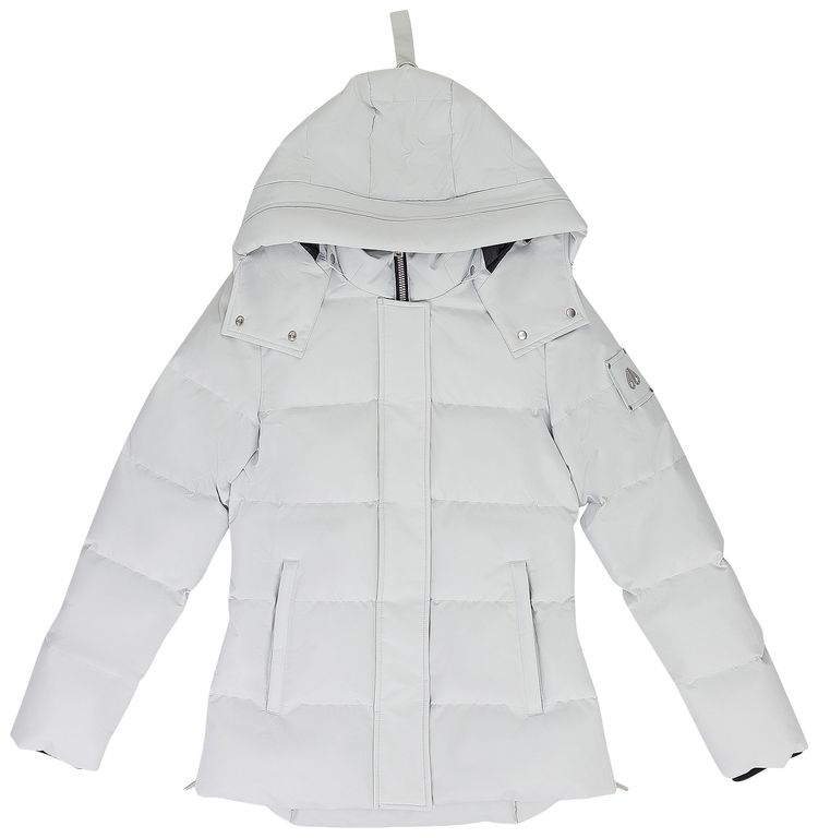 Moose Knuckles Cloud 3Q Shearling Puffer Jacket Grey