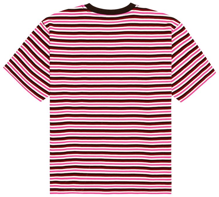 GOLF WANG Striped Tee Red Multicolor