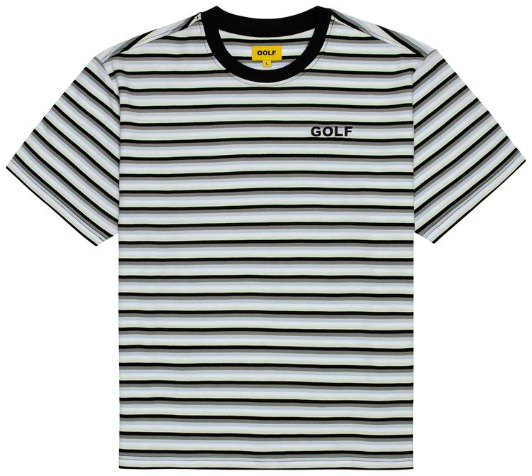 GOLF WANG Striped Tee Grey Multicolor