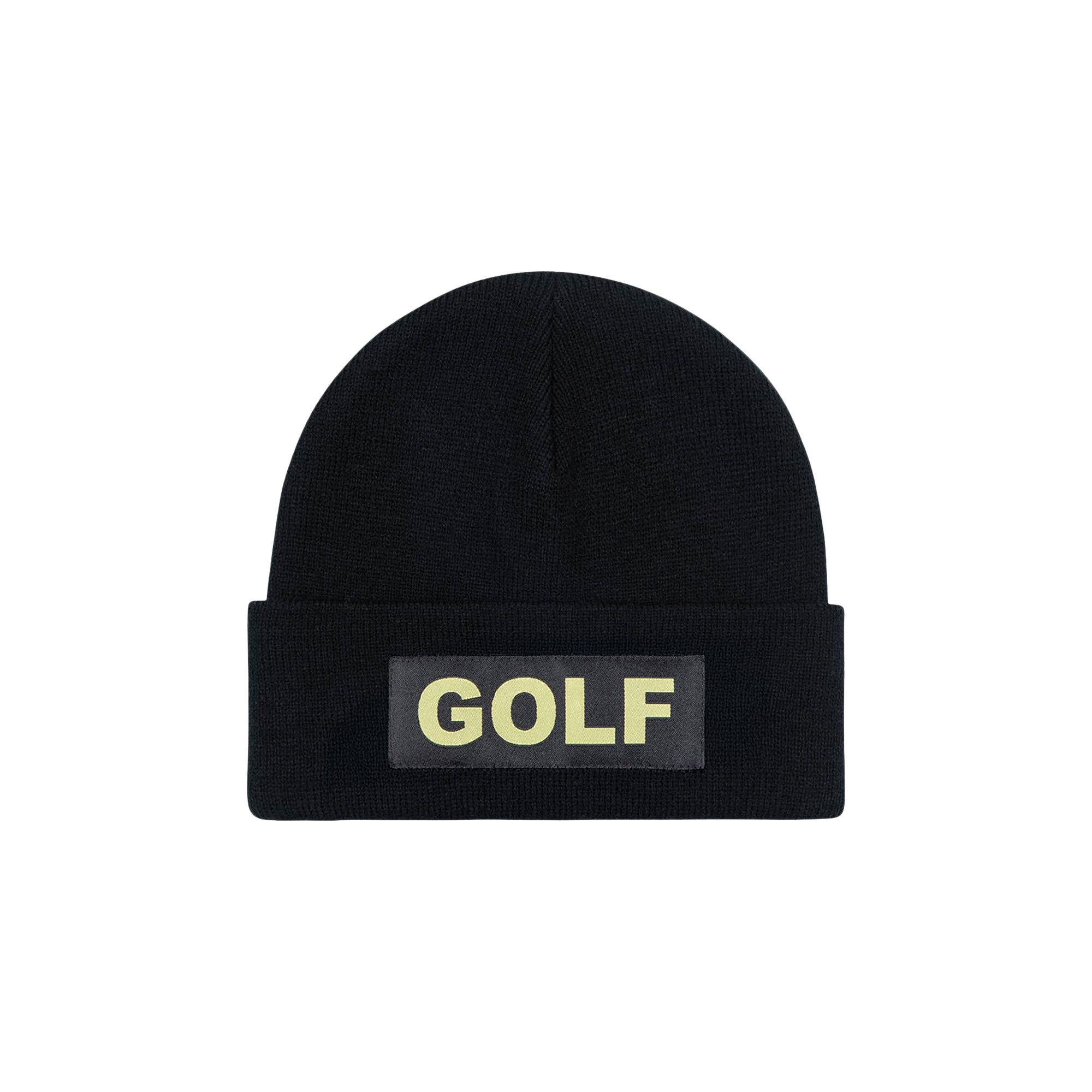 Buy GOLF WANG Woven Logo Beanie 'Black' - FW25H1008 BK | GOAT