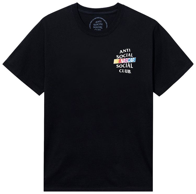 Anti Social Social Club x Nascar Nascar Games Tee Black