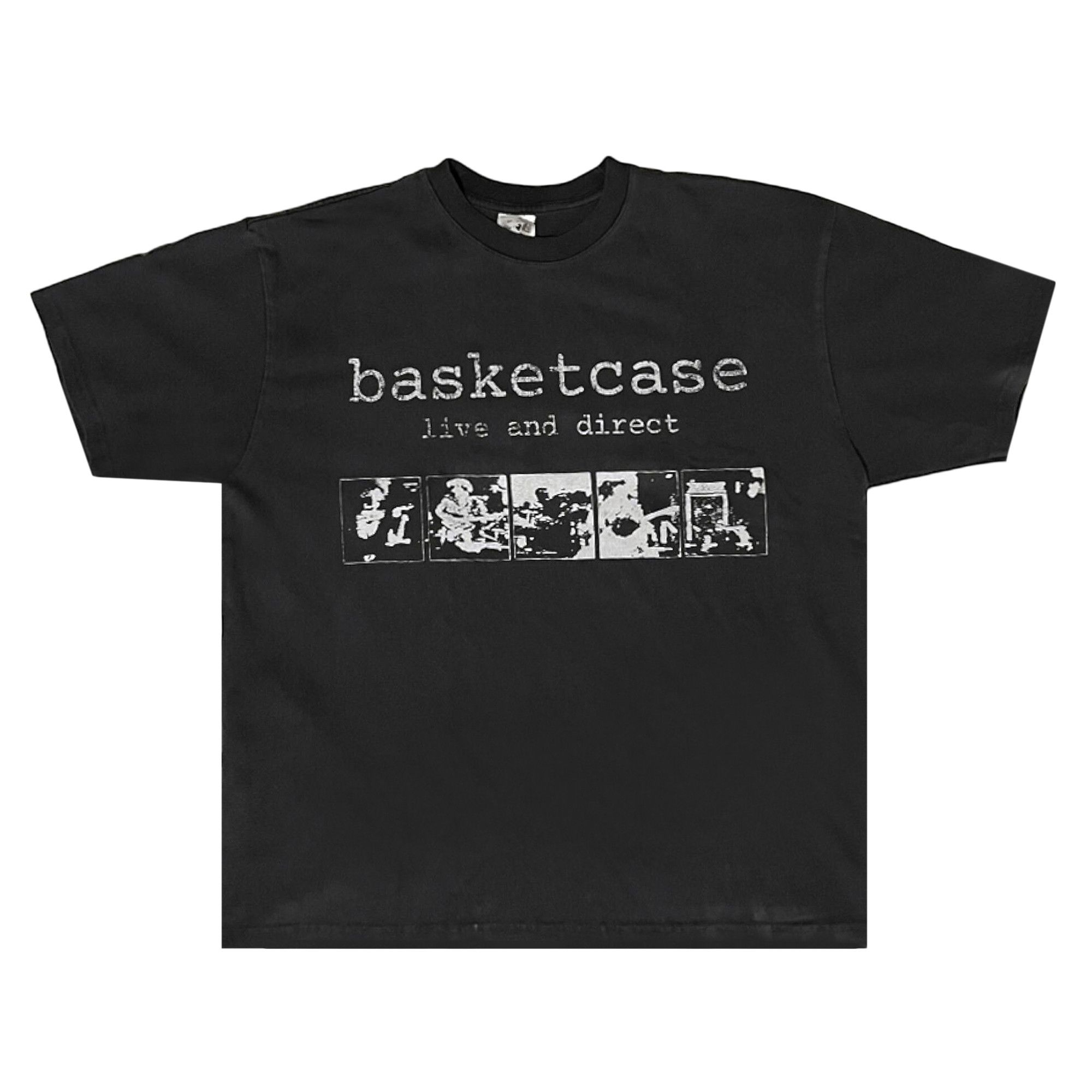 Buy Basketcase Gallery Scar T-Shirt 'Vintage Black' - 12784