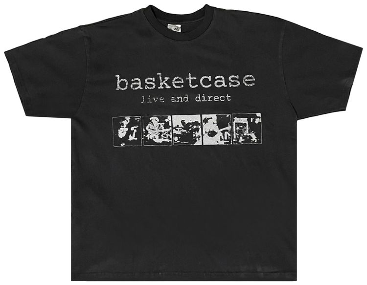 Basketcase Gallery Scar T Shirt Vintage Black