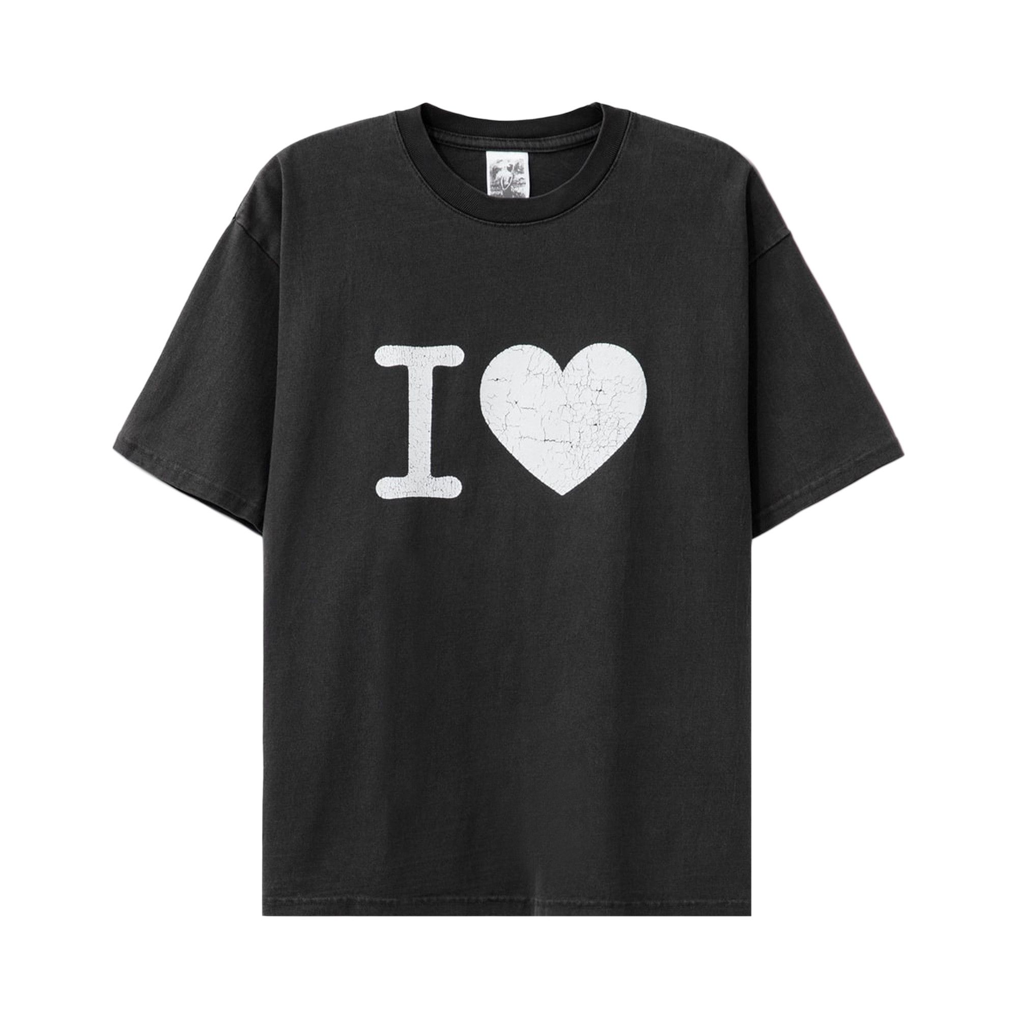 【即完売品】BASKETCASE GALLERY I HEART TEE Buy Basketcase Gallery I Heart T-Shirt 'Vintage Black' - 12784