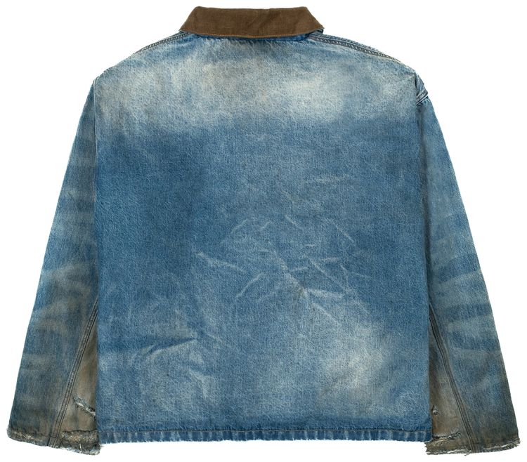 Basketcase Gallery Haystack Denim Jacket Washed Blue