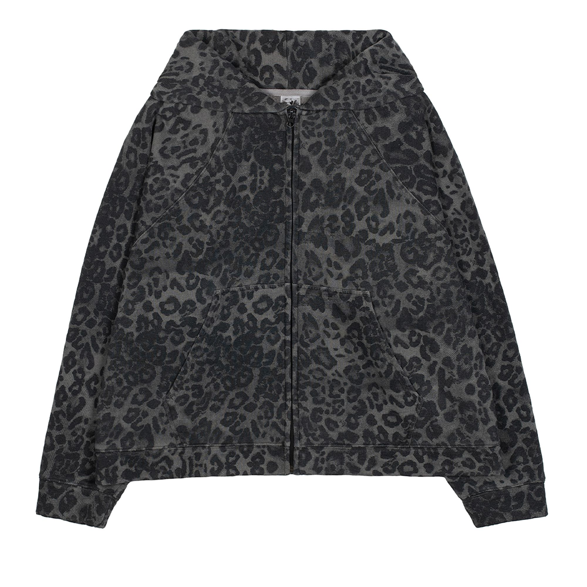Buy Basketcase Gallery Panther Zip Up Hoodie 'Vintage Black