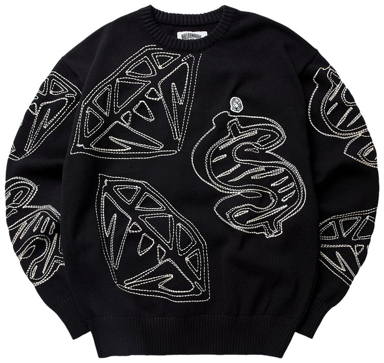 Billionaire Boys Club Diamond Dollar Sweater Black