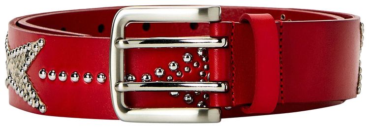 XHIBITION Copperhead Studded Belt RedRattlesnake