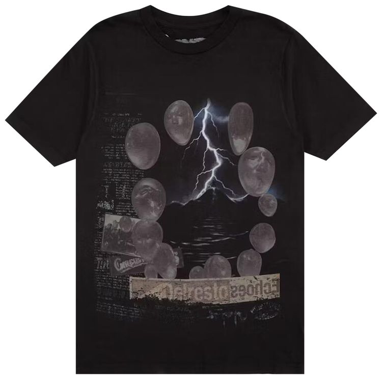 Cactus Jack by Travis Scott Utopia Echoes Circus Maximus Tee Black