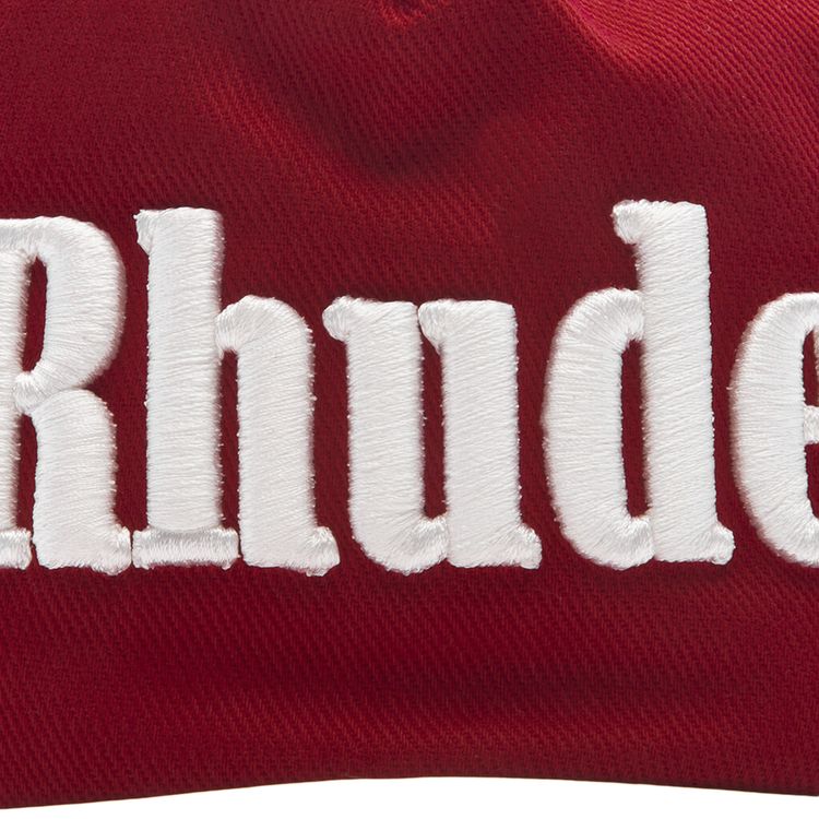 Rhude Contrast Logo Hat RedWhite