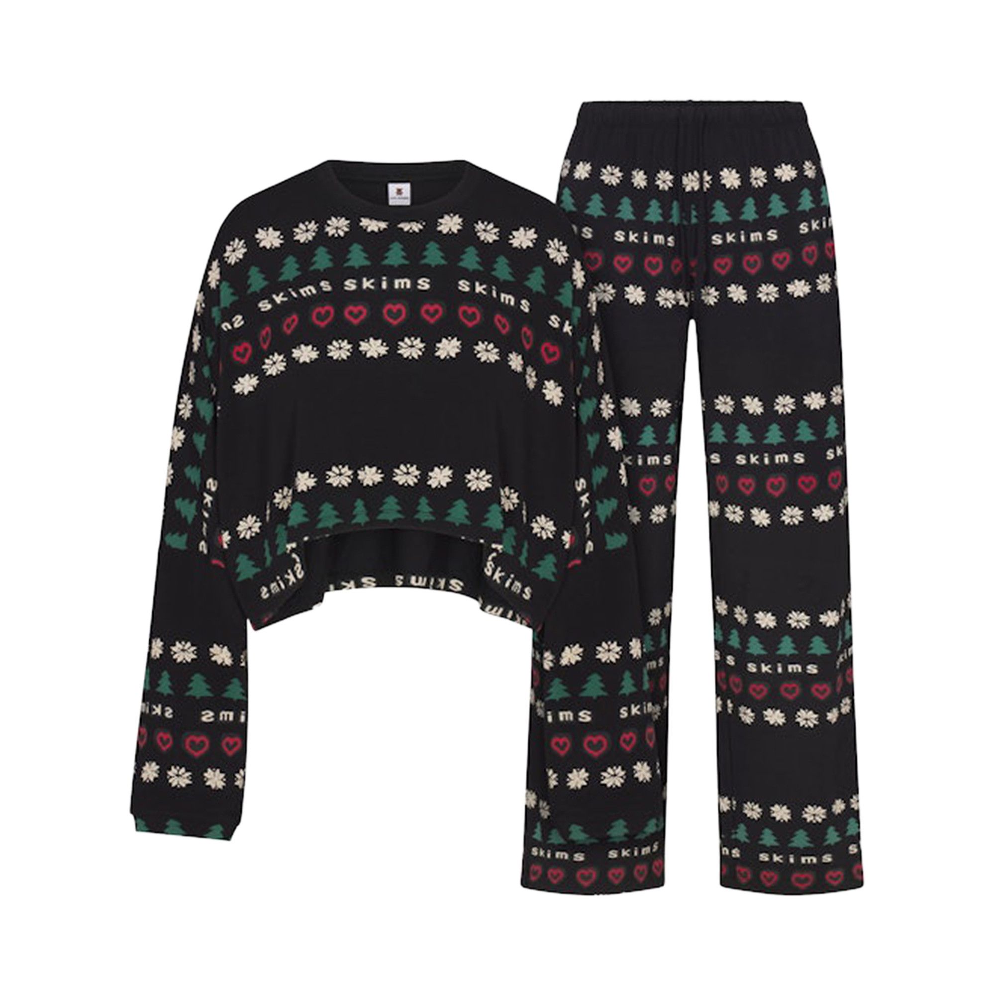 Buy SKIMS x Cactus Plant Flea Market Sleep Cropped Long Sleeve And