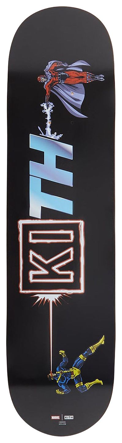 Kith x Marvel Comics X Men Skate Deck Multicolor