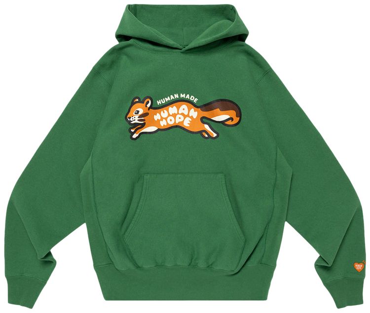 Human Made x j hope Human Hope Heavyweight Hoodie Green