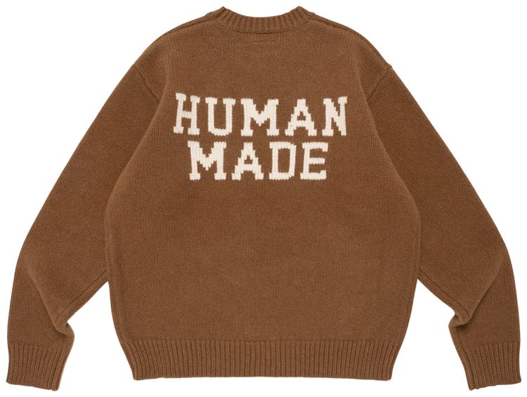 Human Made x j hope Human Hope Low Gauge Knit Brown