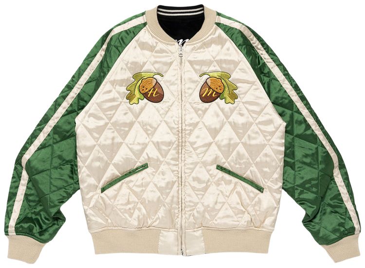 Human Made x j hope Human Hope Reversible Souvenir Jacket Green