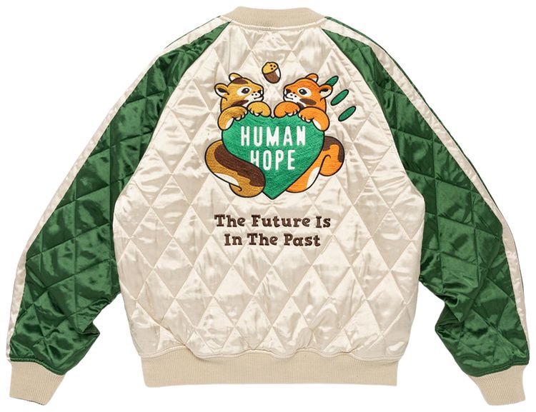 Human Made x j hope Human Hope Reversible Souvenir Jacket Green